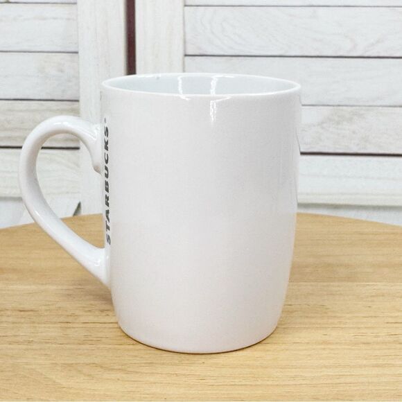 Starbucks 2012 Classic Siren Logo White Ceramic Mug - Picture 3 of 7